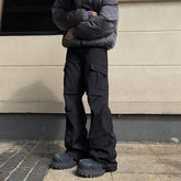 Y2k Casual Wide Leg Cargo Pant